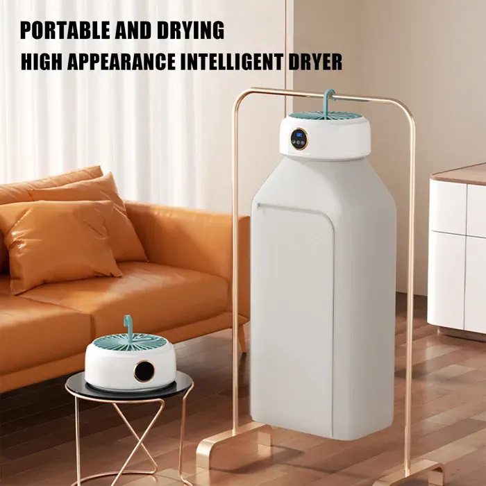 Sèche-linge électrique portable - étendoir électrique - Timing - Séchage par circulation 3D - Réglage multiple-Sèche-linge -Séchoir