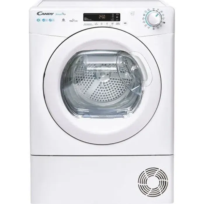 Sèche-Linge Frontal à Condensation CANDY CSOEH8A2DES - Pompe à chaleur - 8 kg - Blanc — coloris Blanche