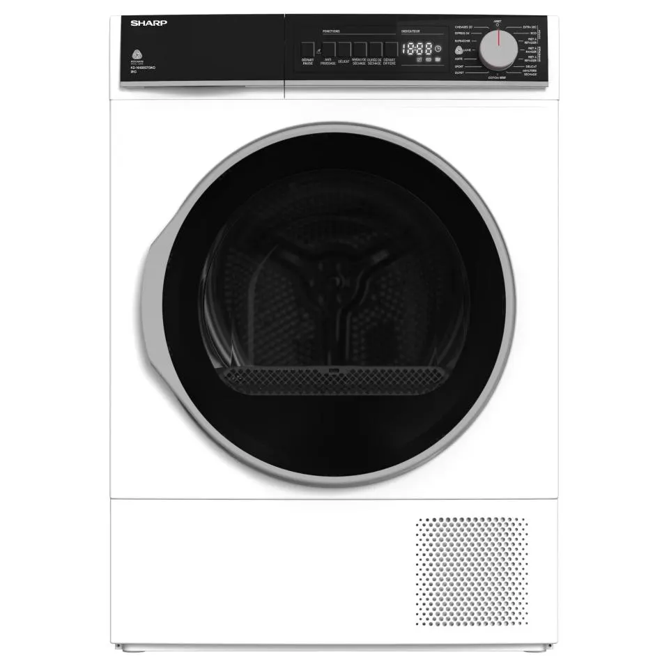 Sèche-linge frontal SHARP KDNHB8S7GWD