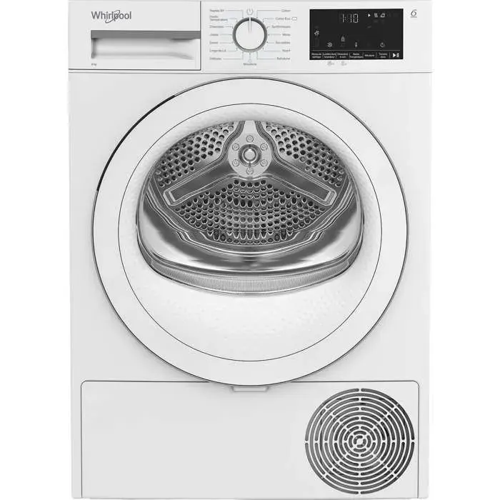 Sèche-linge frontal WHIRLPOOL CWSD83MWWSFR — vue 2