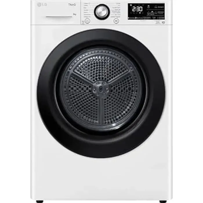 Sèche-linge - LG - RH90V9AVBN - 9kg - Classe A+++ - Autonettoyant