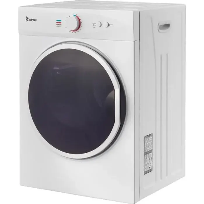 Sèche-linge portable - séchage rapide et efficace - capacité de 3 kg - blanc