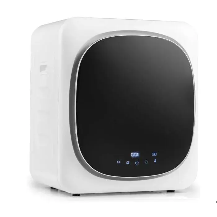 Sèche-Linge - RELAX4LIFE - 800W - Capacité 4KG - Tambour en Acier Inoxydable - 5 Modes de Fonctionnement - Minuterie 20MIN- 3H