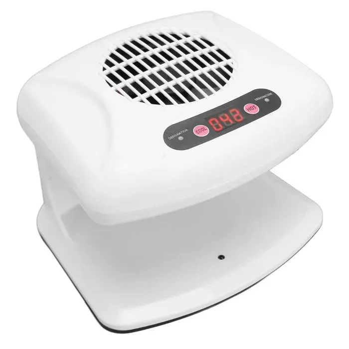 Sèche-ongles - OKUMGGYJ - Modèle à une main - Ventilateur chaud et froid - Capteur automatique - Blanc