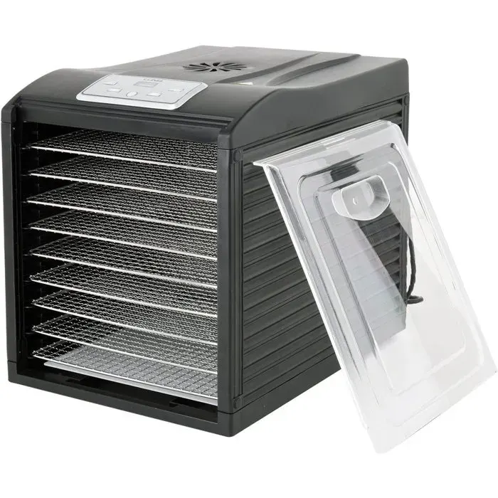 Séchoir alimentaire - Lund - 9 plateaux en acier inoxydable - 600-700W - Température réglable 35-70°C