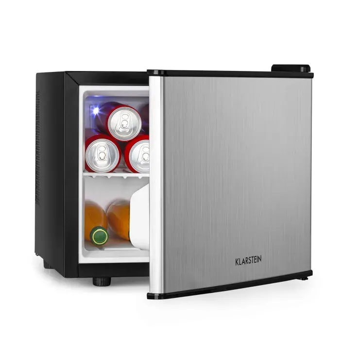 SecretHiding 34cm 17L Mini Frigo à Boisson Argent