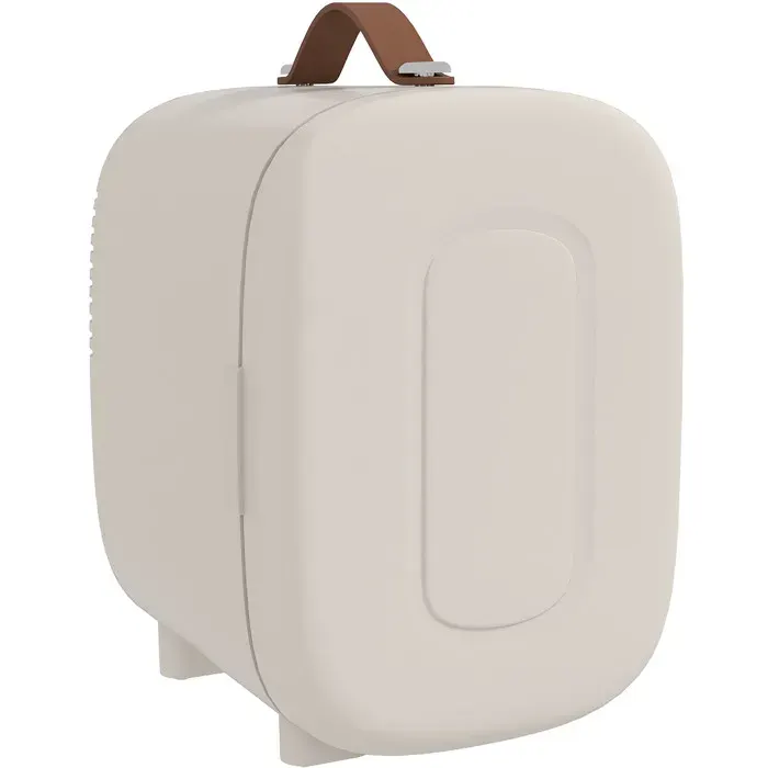 SENVIRO mini refrigerateur portable 4 L 203 x 263 x 28 cm chaud et froid poignee integree blanc creme