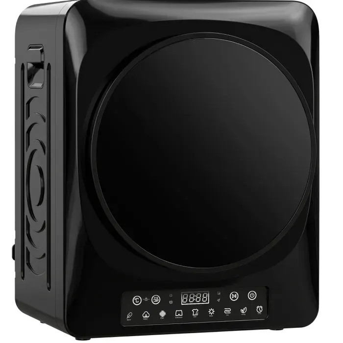 SENVIRO Sèche-linge à évacuation compact 1000 W 49 x 43 x 61 cm noir