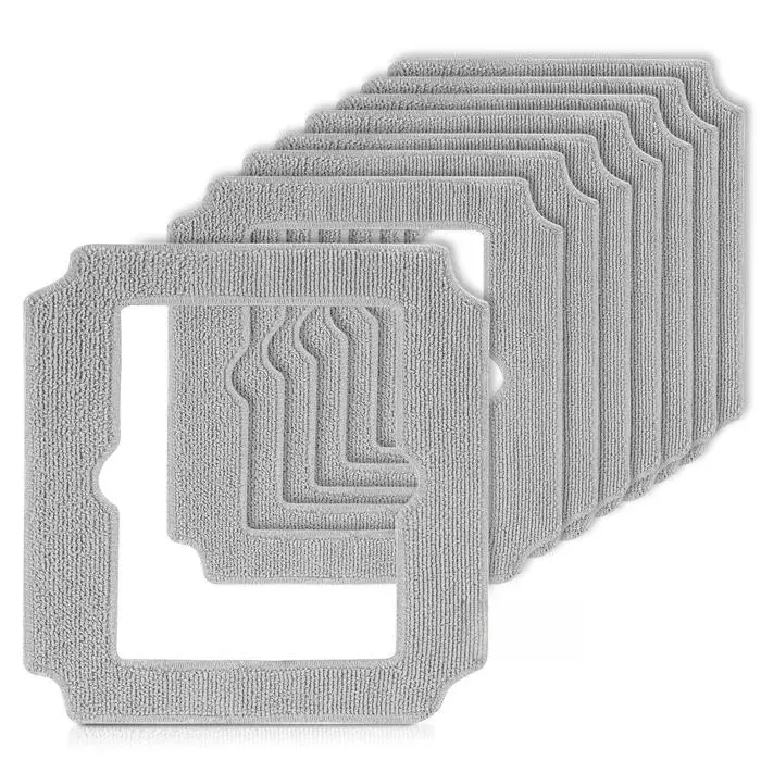 Serpillière Winbot Mini 8 Pièces - Microfibre Lavable W-CC02-0012 - Convient pour Ecovacs Robot Vitre Dupcheliry