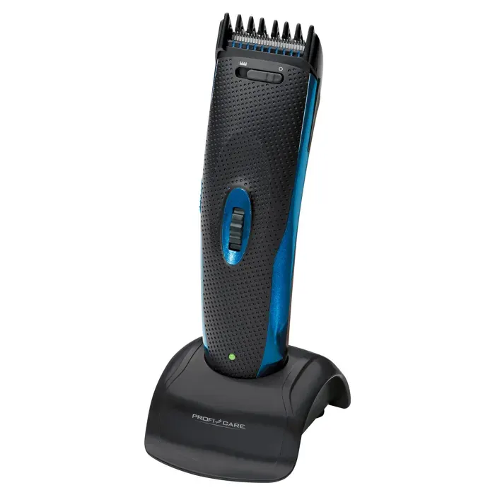 Set 1 Tondeuse Rasoir à Cheveux Barbe Corps + 1 Tondeuse pour Nez et Oreilles Proficare HSM/R 3052 600mAh Noir/Bleu
