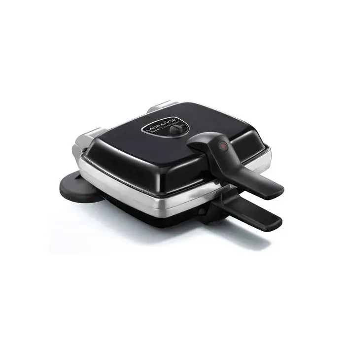 Set 3 jeux de plaques Gaufres avec Gaufrettes et Croque-monsieur Lagrange 039622 1000 W Noir