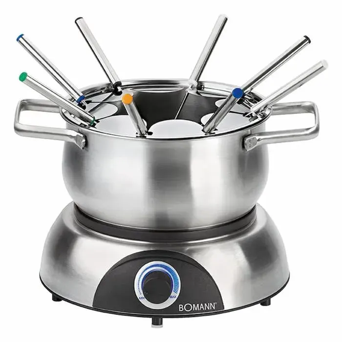 Set à fondue électrique - Bomann - FD2248CB - 1200-1400 W - 12 L - 8 personnes