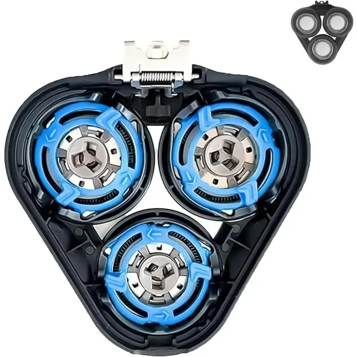 Sh50 Tête De Rasage Avec Support – Compatible Série 5000 Modèles AT7Xx/AT8Xx/PT7Xx/PT8Xx Non Compatible Boîtier Pentagonal