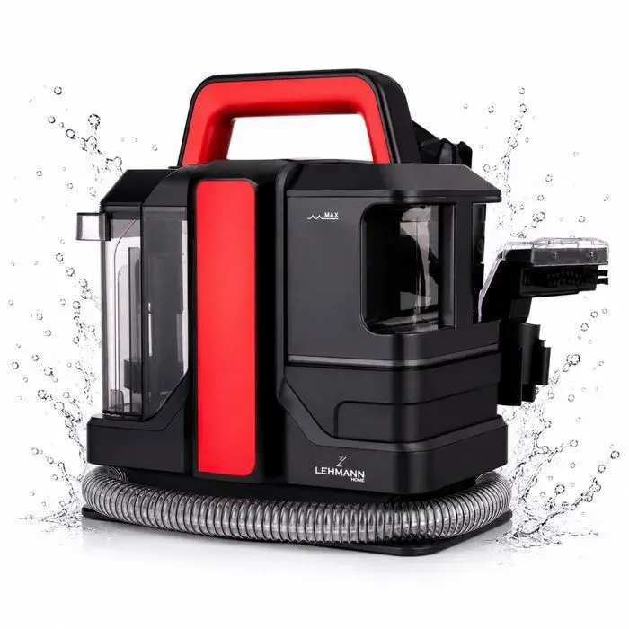 Shampouineuse canapé 2 en 1 - LEHMANN - EasyWash - 750 W - 15 kPa - Réservoirs 108/08 L