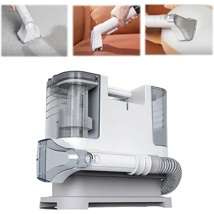 Shampouineuse Canapé 400W Filaire - Nettoyeur Tissu Puissant Spray Extraction - Anti-Taches Animaux Tapis Voiture Maison