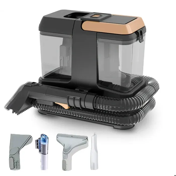 Shampouineuse Canapé 400W Nettoyeur Canapé Tissu 9KPa Nettoyeur Vapeur Pour Canapé Réservoir 0.8 L+0.5 L Pour Canape Voiture