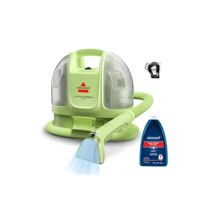 Shampouineuse - DE BISSELL - Little Green Mini - Compact et portable - Nettoyage triple action - 34 kg léger — coloris Vert