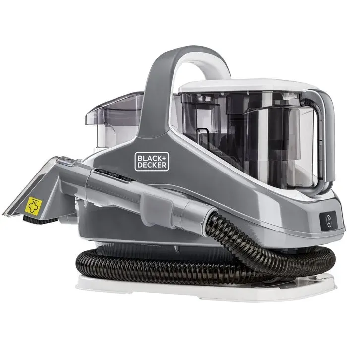 Shampouineuse multi-surfaces 3 en 1 - BLACK & DECKER BHSC1350CHS-QS - 1300 W - Fonction vapeur - Double réservoir
