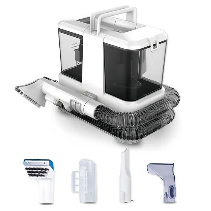 Shampouineuse Nettoyeur canap tissu pour nettoyer canap tapis et matelas 9000 Pa 82 dB Tuyau 1.2M Rservoir 0.8L0.5L 400w