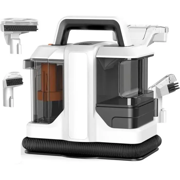Shampouineuse - Nettoyeur de taches portable pour tapis et tissus dameublement nettoyage en profondeur puissant pour canapés750W