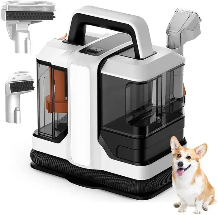 Shampouineuse Nettoyeur de tapis de canapé portable 750 W nettoyage puissant des taches en profondeur 15 KPA nettoyeur de tapis