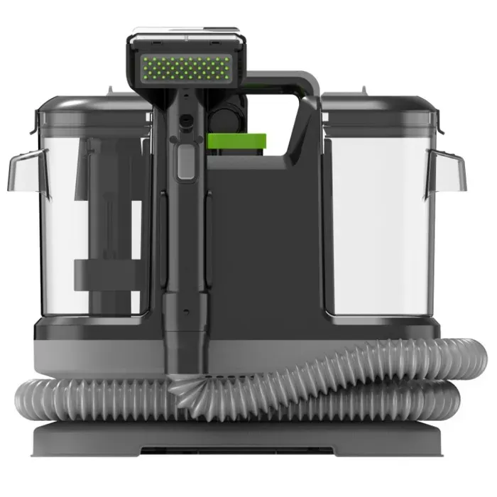 Shampouineuse Puissante 450W Nettoyeur Tapis Canapé Avec Double Réservoir 1.8L/0.8L Aspiration 12Kpa Câble 5M Nettoyage Tissu