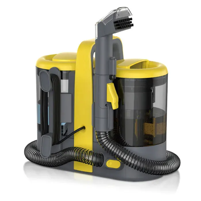 Shampouineuse Puissante 600W Avec Aspiration 11000Pa Nettoyeur Tapis Et Canapés Machine De Nettoyage Textile Pour Rideaux