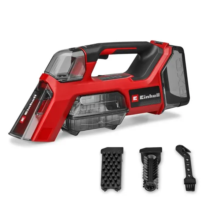 Shampouineuse sans fil - EINHELL - TE-SCL 18/200 Li-Solo PXC - 18V Power X-Change - 3-en-1 - réservoirs 200 ml