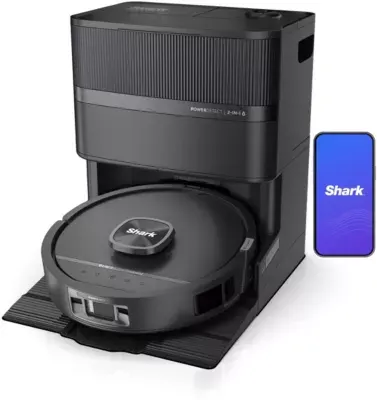 Shark - Aspirateur Robot Powerdetect Uv Reveal Noir Rv3000xeeu