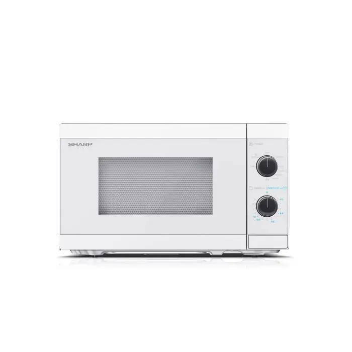 Sharp Microwave Oven with Grill YC-MG01E-C Free standing 800 W Grill White