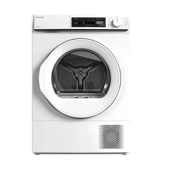 Sharp Sèche-linge pompe à chaleur 60cm 10kg blanc - KDNHA0S6GWE