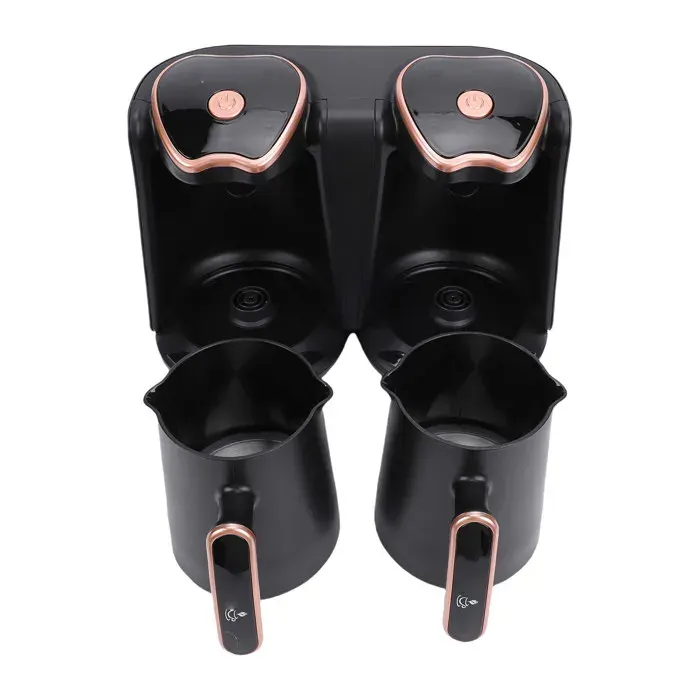 Shipenophy Cafetière Machine à café turque électrique 1200W double compartiment avec 2 tasses pour le electromenager cafetiere