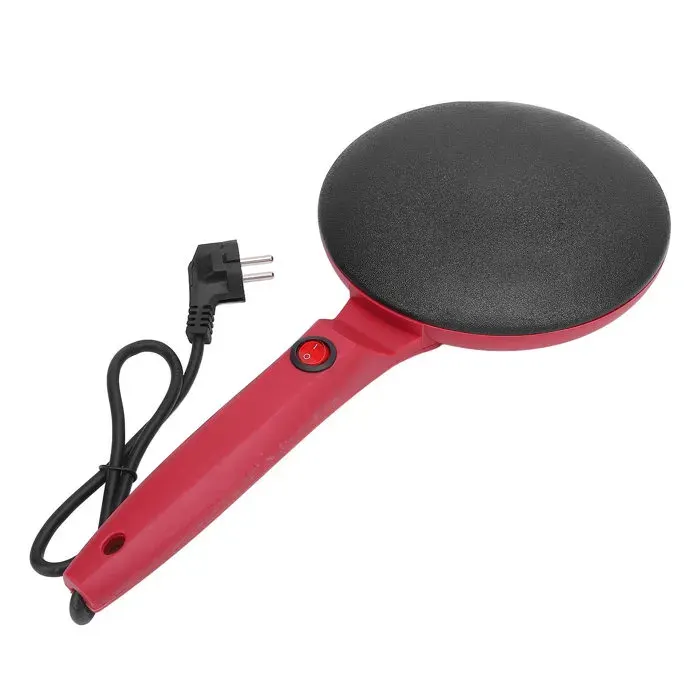 Shipenophy crêpière avec poignée Crêpière électrique antiadhésive de 8 pouces contrôle automatique hygiene visage Prise UE 220V