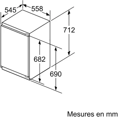 Siemens - Congélateur Encastrable Gi11vade0, Iq500, Lowfrost — vue 7