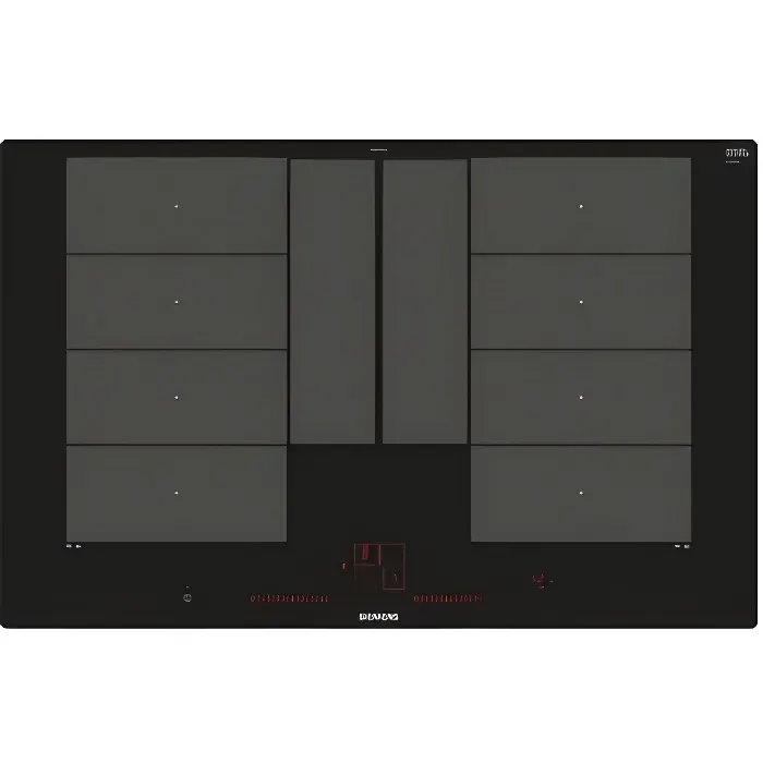 Siemens EX801LYC1E Intégré Plaque avec zone à induction Verre-céramique Noir 3700 W 19 cm