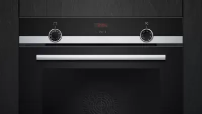 Siemens - Four Encastrable Hb554aer3f - Chaleur Pulsée - Ecoclean - Porte Froide - Rails Télescopiques - Iq300 — vue 7