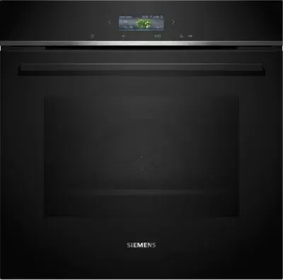 Siemens - Four Encastrable Hb774g2b1 - Pyrolyse - Hydrolyse - Chaleur Pulsée - Porte Froide - Écran Tactile - Iq700 - Air Fry — coloris Noir
