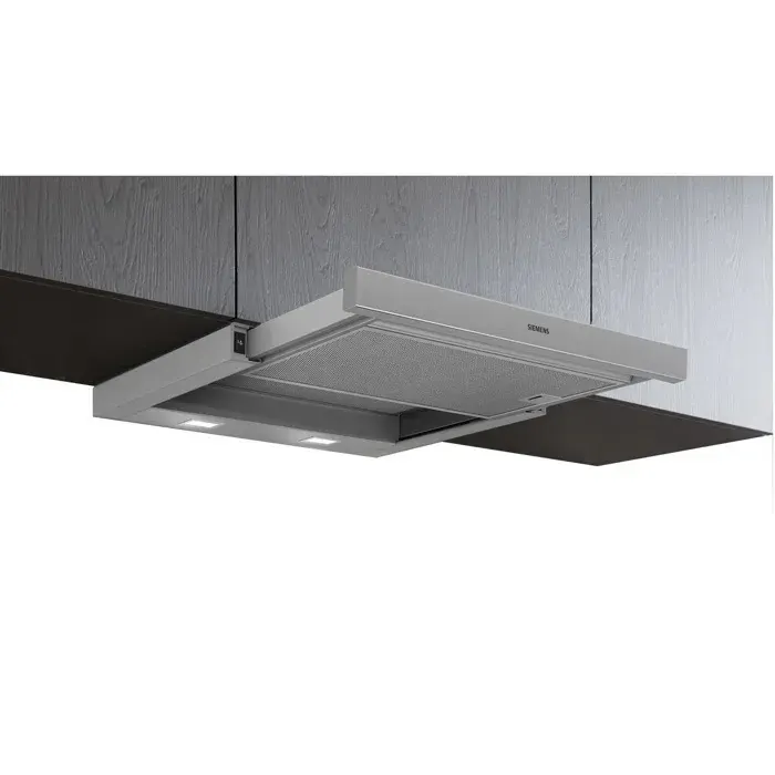 Siemens Hotte télescopique 60 cm 394 m3/h inox. - LI64MC521