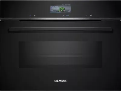 Siemens - Micro Ondes Combiné Encastrable Cm776g1b1 Série Iq700 Variospeed