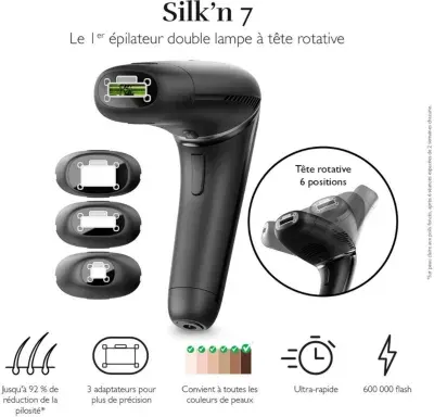 Silk'n - Epilateur Lumière Pulsée 7 — vue 3