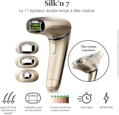 Silk'n - Epilateur Lumière Pulsée 7 Gold — vue 5