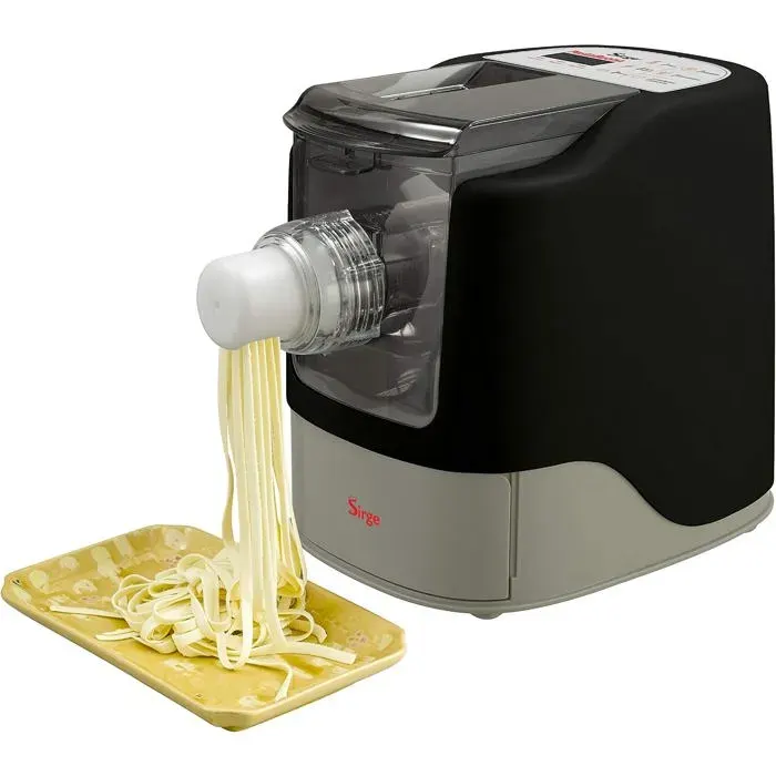 Sirge PastaBuona Machine à pâtes automatique 260 W 13 filières 4 programmes jusquà 480 g de farine