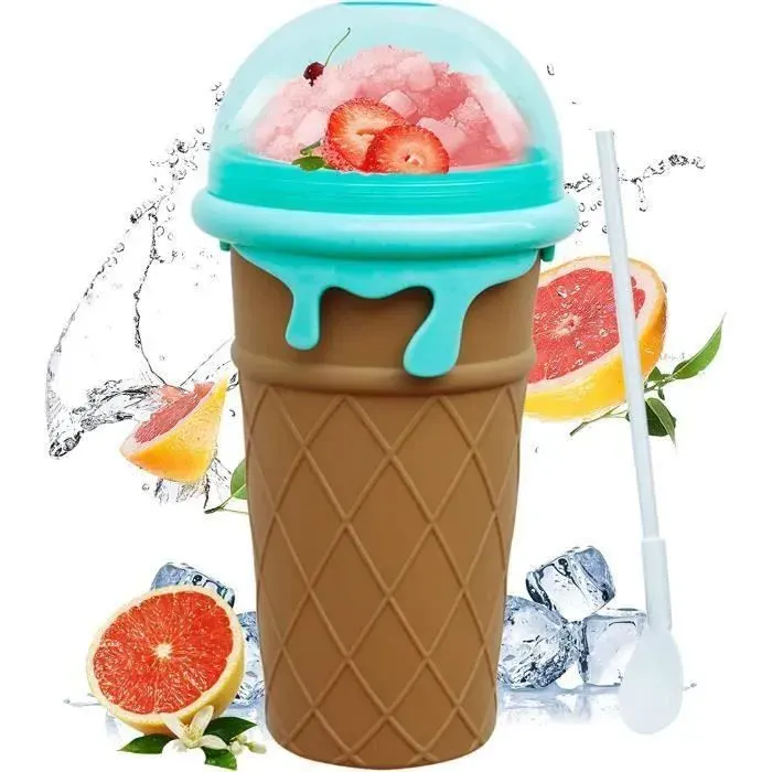 Slushy Maker Squeeze Cup Frozen Slush Machine À Tasse Amusante Faire Du Milkshake Délicieuse MACHINE A GLACONS
