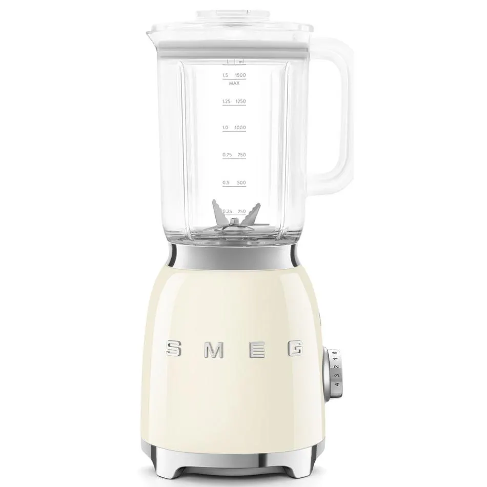 Smeg - Blender Blf03creu Années 50 - Design Rétro 3 Prgm - Bol Tritan 1.5l- Crème — vue 2