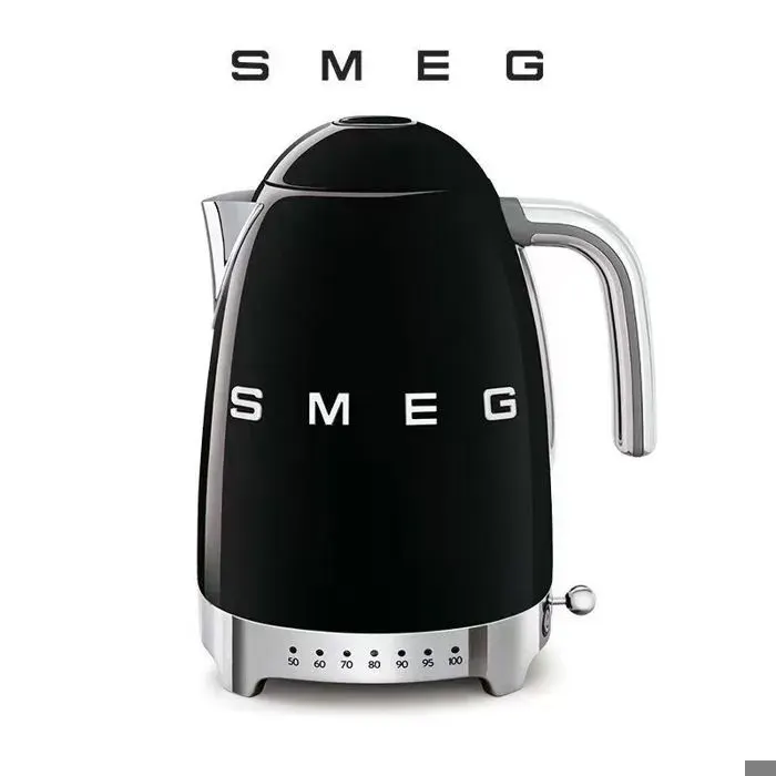 Smeg Bouilloire à Température Variable KLF04BLEU 17 L Plusieurs Température Filtre Anticalcaire Lavable BOUILLOIRE ELECTRIQUE