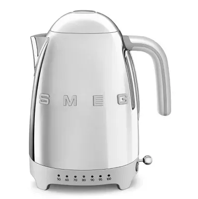 Smeg - Bouilloire Klf04sseu Chromé — coloris Blanc