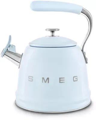 Smeg - Bouilloire Sifflante 2.3l Bleu Pastel