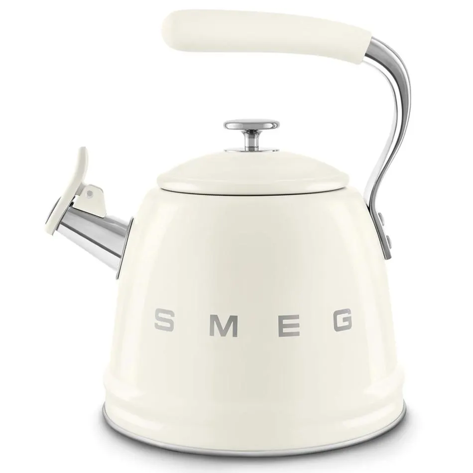 Smeg - Bouilloire Sifflante 2.3l Crème — vue 2