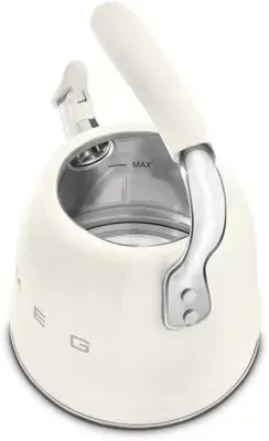 Smeg - Bouilloire Sifflante 2.3l Crème — vue 10