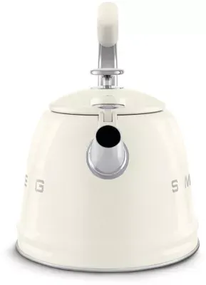 Smeg - Bouilloire Sifflante 2.3l Crème — vue 5